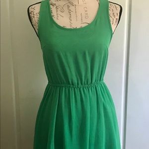 Green summer dress